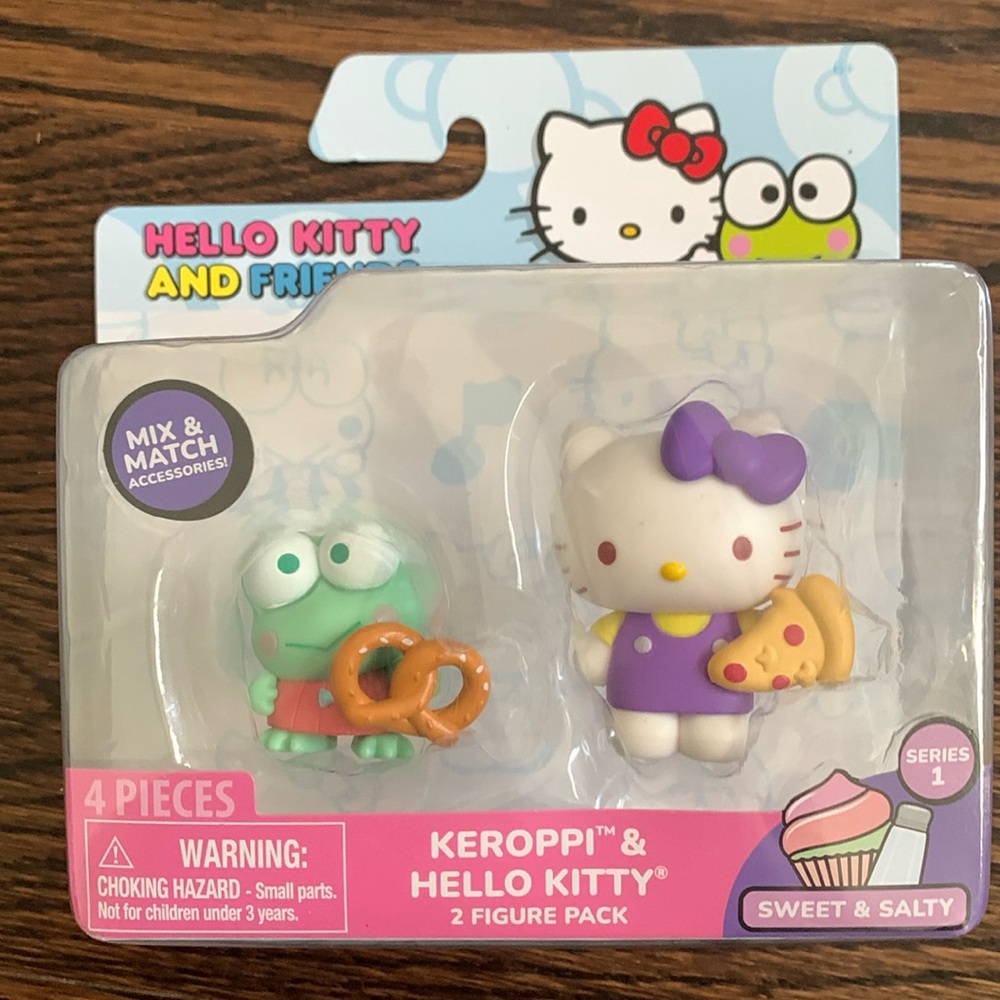 Hello Kitty & Keroppi two figure pack